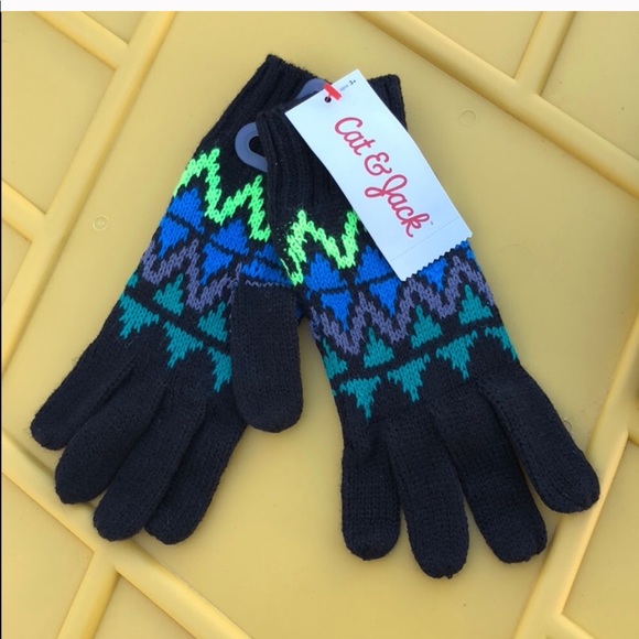 Cat & Jack Accessories Cat Jack Knit Gloves Nwt Boys Osfm Poshmark